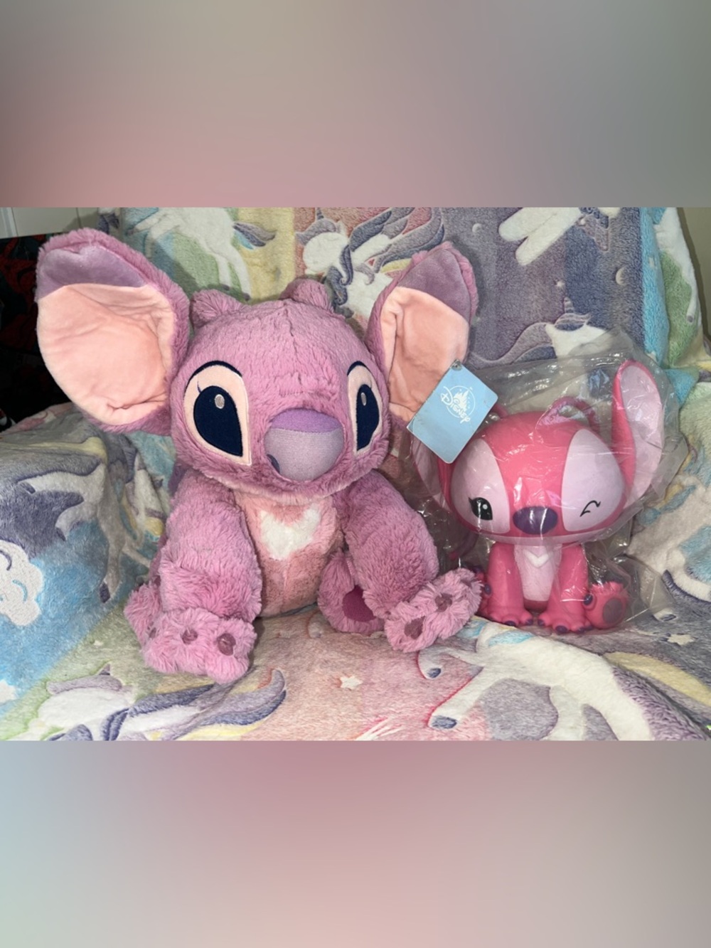 Disney Angel Plush and Angel coin bank Set